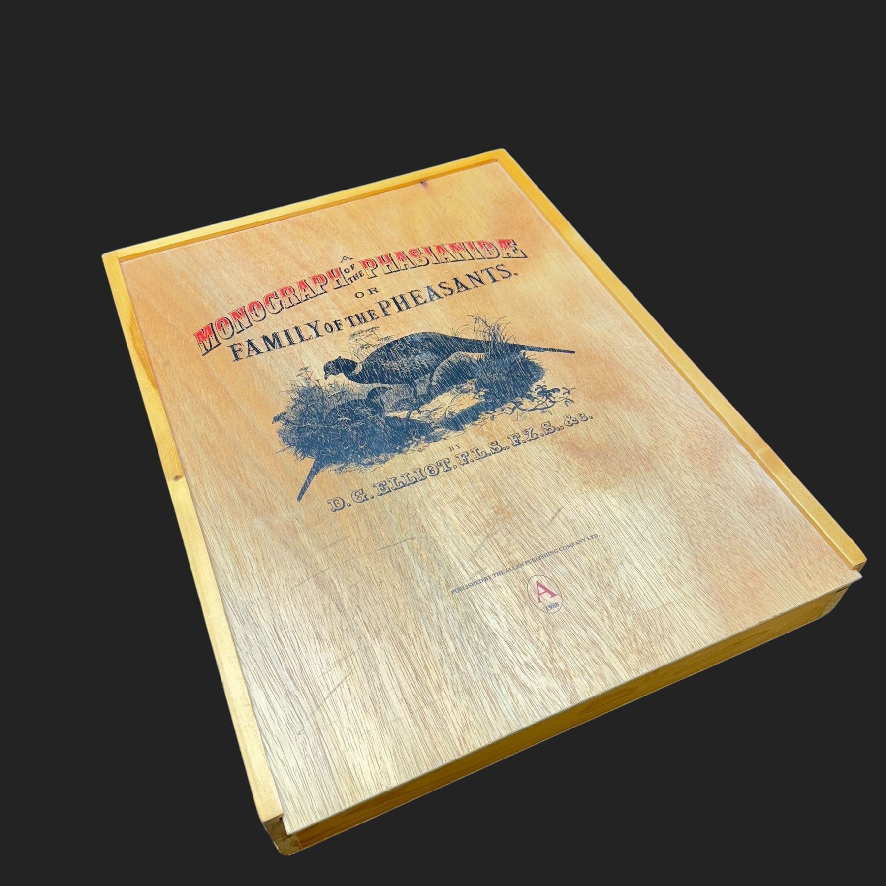 Joseph Wolf, Pheasant Drawings, limited edition folio, pub. The Allen Publishing Company, Hull 1988