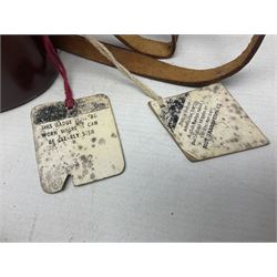 Carl Zeiss Jena 8x30 Deltrintem binoculars in original case, serial no. 5957951