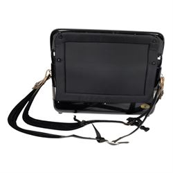 Borsini 5-row basso chromatic button accordion, with 77-black and white buttons, in black high gloss case, with carry strap and original hard carrycase