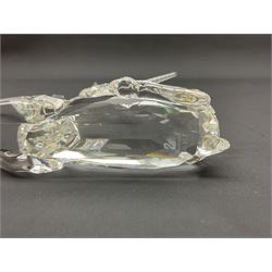 Twenty nine Swarovski Crystal animals, to include koala and baby, in frosted tree branch, elephants, polar bears, squirrel, monkeys, panda, unicorn and snails, etc 