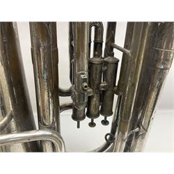 Salvation Army Class A Bb tuba for restoration or display H79cm