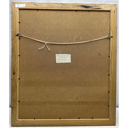 Neil Tyler (British 1945-): 'Station Clock Tower - Scarborough', oil on board signed, titled verso 59cm x 49cm