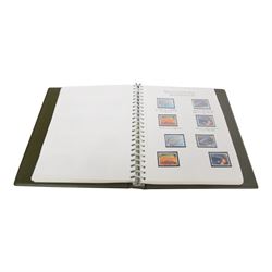 Great Britain stamps, Queen Victoria and later, including QV penny black with partial red MX cancel and three good margins, King Edward VII overprints, Queen Elizabeth II pre-decimal issues, many Queen Elizabeth II mint decimal stamps, etc, housed in four folders and one album