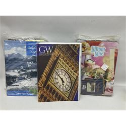 Twenty three Lilliput Lanes, including Village School, Lace's Shoe Shop, Cockles & Muscles, Scotland the Brave etc, together with The Leonardo Collection Paint Box Poppets and Gullivers World magazines 