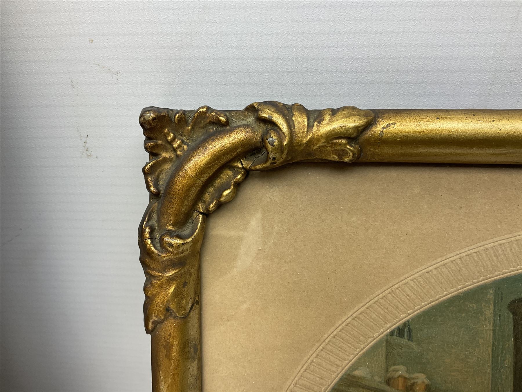 John Bullock (British 20th Century) 'North Yorkshire Beach', Gouache signed title verso, together with 19th Century colour print (2)