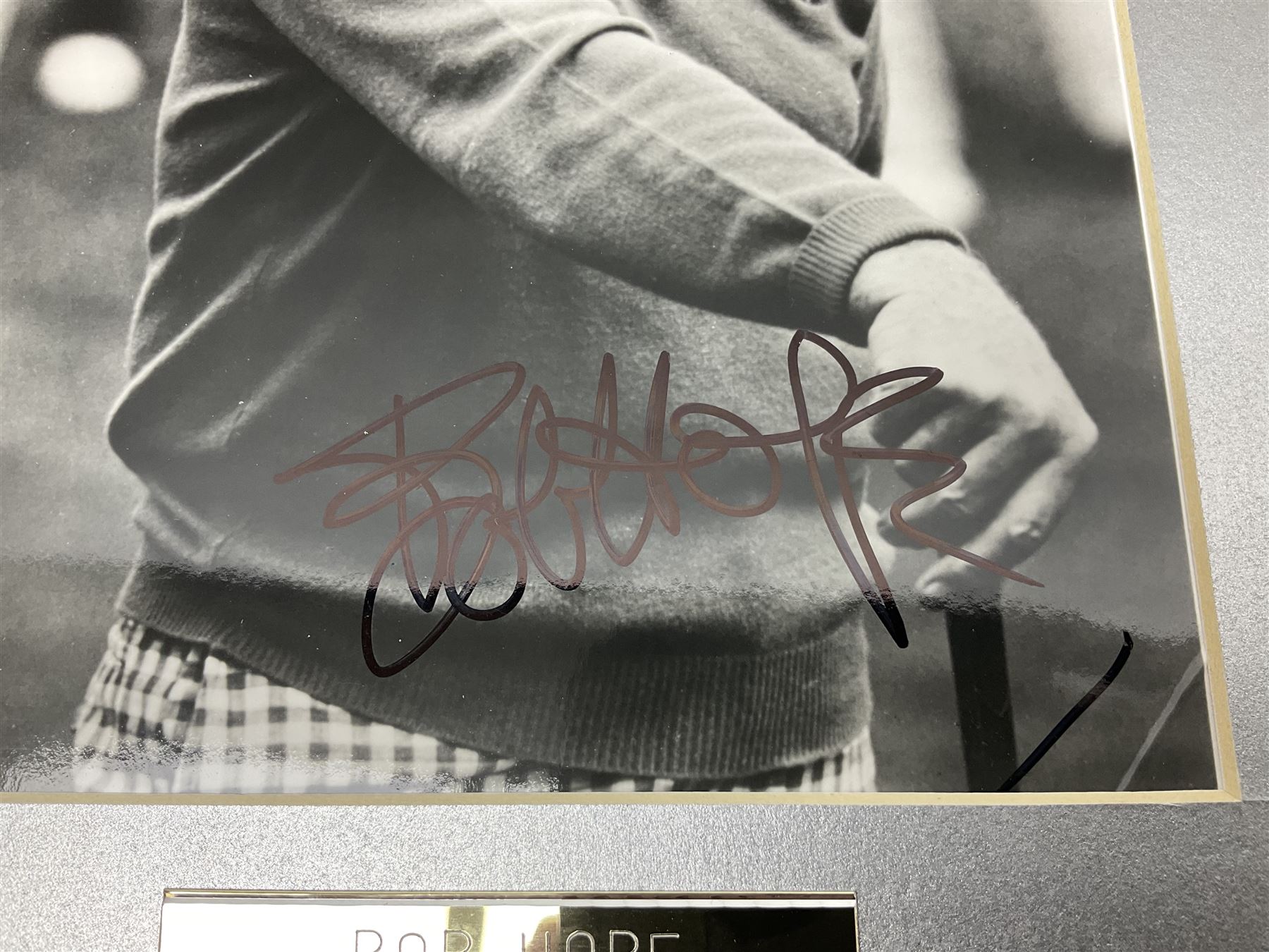 Dame Vera Lynn - collection of six signatures comprising TLS, album page and four colour photographs (including White Cliffs of Dover); signed photograph of John Mills; and signed photographs of film stars each with CoA including Bob Hope, Charlton Heston, Gene Autry, Sound of Music Julie Andrews and Christopher Plummer and Joanna Lumley