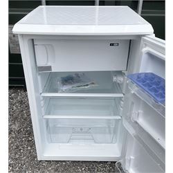  LEC R5517W/S/B, White under counter fridge with Ice Box - THIS LOT IS TO BE COLLECTED BY APPOINTMENT FROM DUGGLEBY STORAGE, GREAT HILL, EASTFIELD, SCARBOROUGH, YO11 3TX