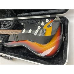 Fender Squier Stratocaster electric guitar in carry case