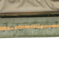 Parker Knoll - mid 20th century reclining armchair, upholstered in green velvet button fabric