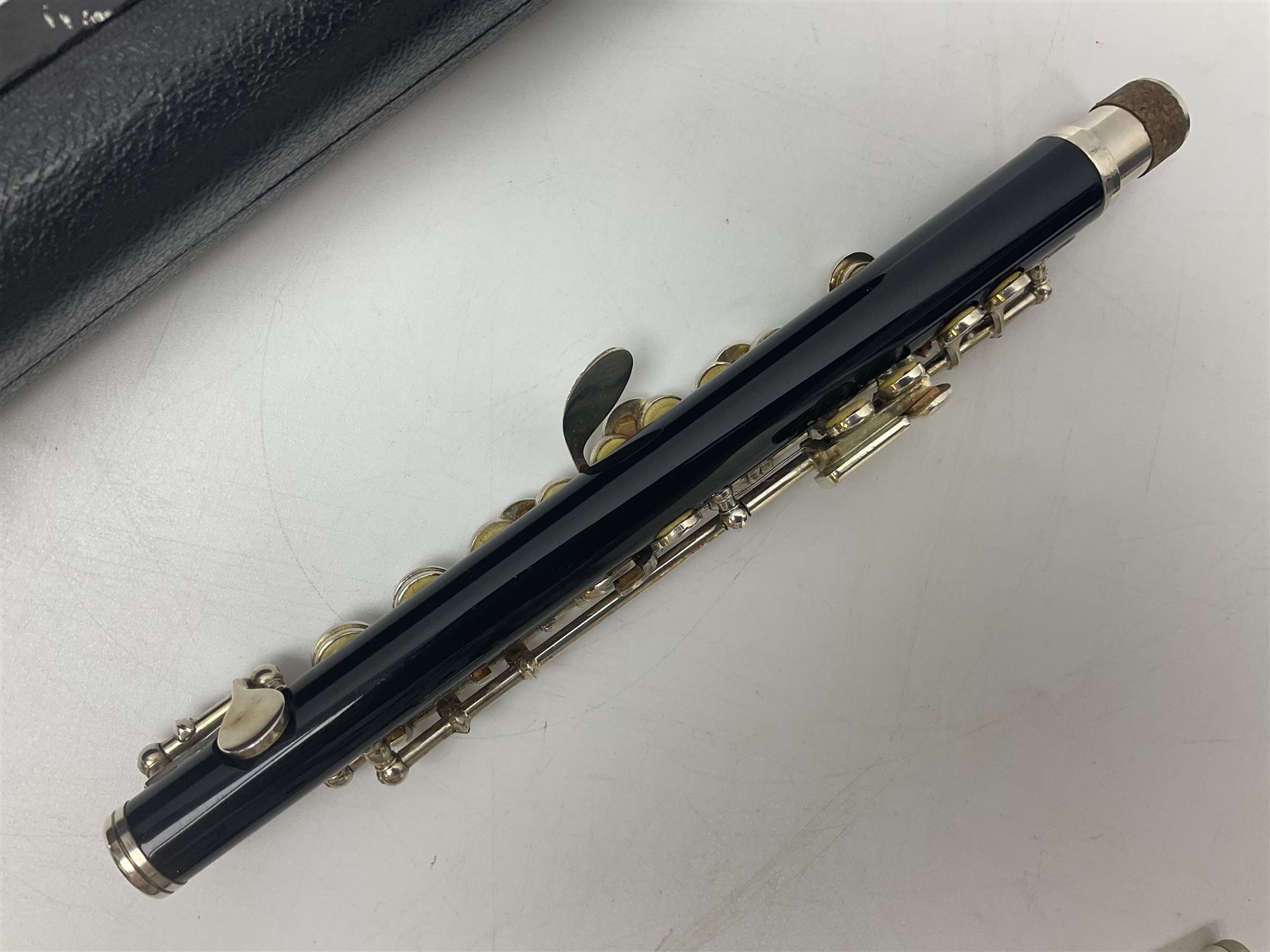 Phoenix two-piece piccolo; in Emerson fitted case