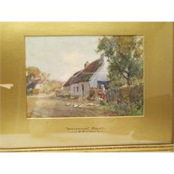 James W Milliken (British 1887-1930): 'Chipping Campden' and 'Afternoon Oglet', pair watercolours signed, titled on the mounts 17cm x 24cm