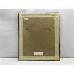 Leo McDowell R.I. (British 1936-2011): 'Byzantine Church - The Cyclades Greece' and 'Byzantine Church Cyprus', pair mixed medias one signed, titled and dated 1985 verso 23cm x 24cm (2)