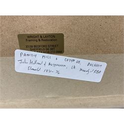 Attrib. John Holland (British 1830-1886): Country Cottage, watercolour indistinctly signed 30cm x 47cm