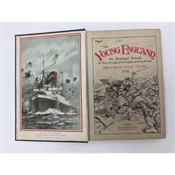 Young England An Illustrated Annual 1918; three children's books by Joanna Lloyd; Pettman Grace: Missing The Tide. 1949; and five other children's books; some with dustjackets (10)