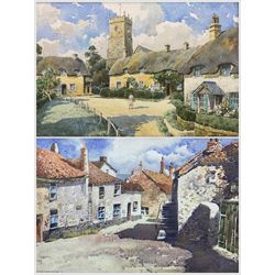 James Greig (Scottish 1861-1941): 'Godshill - Isle of Wight', watercolour signed and title...