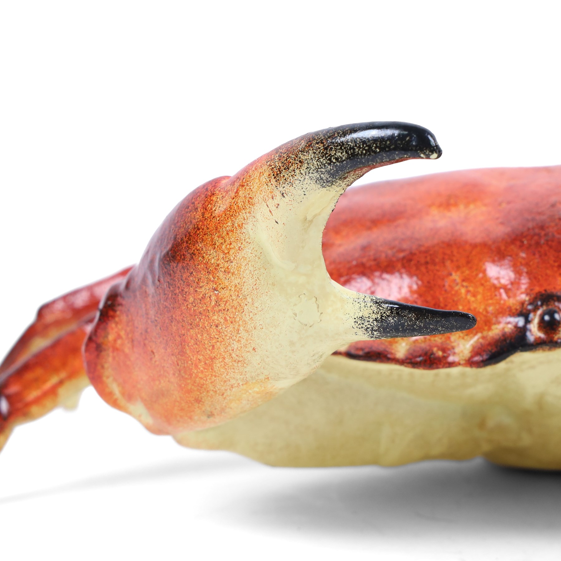 Cast iron box, modelled as a crab, H9cm, L34cm