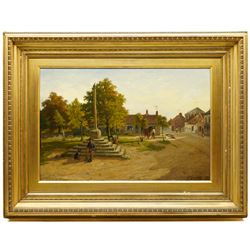 William Greaves (British 1852-1938): Thornton Le Dale, oil on canvas signed and dated '91, 50cm x 75cm
