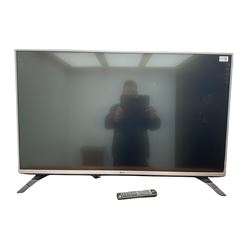LG 4'' television with remote