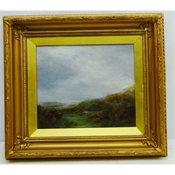  'Morning Mist', 19th century oil on canvas signed and dated '99 by C. B. Wood, titled verso 23.5cm x 27.5cm  