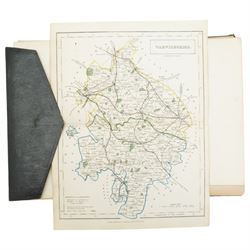 Sidney Hall's Travelling Atlas with all the Railroad with folding maps and advertisements and  Dower's Short Atlas of Modern Geography, rebound