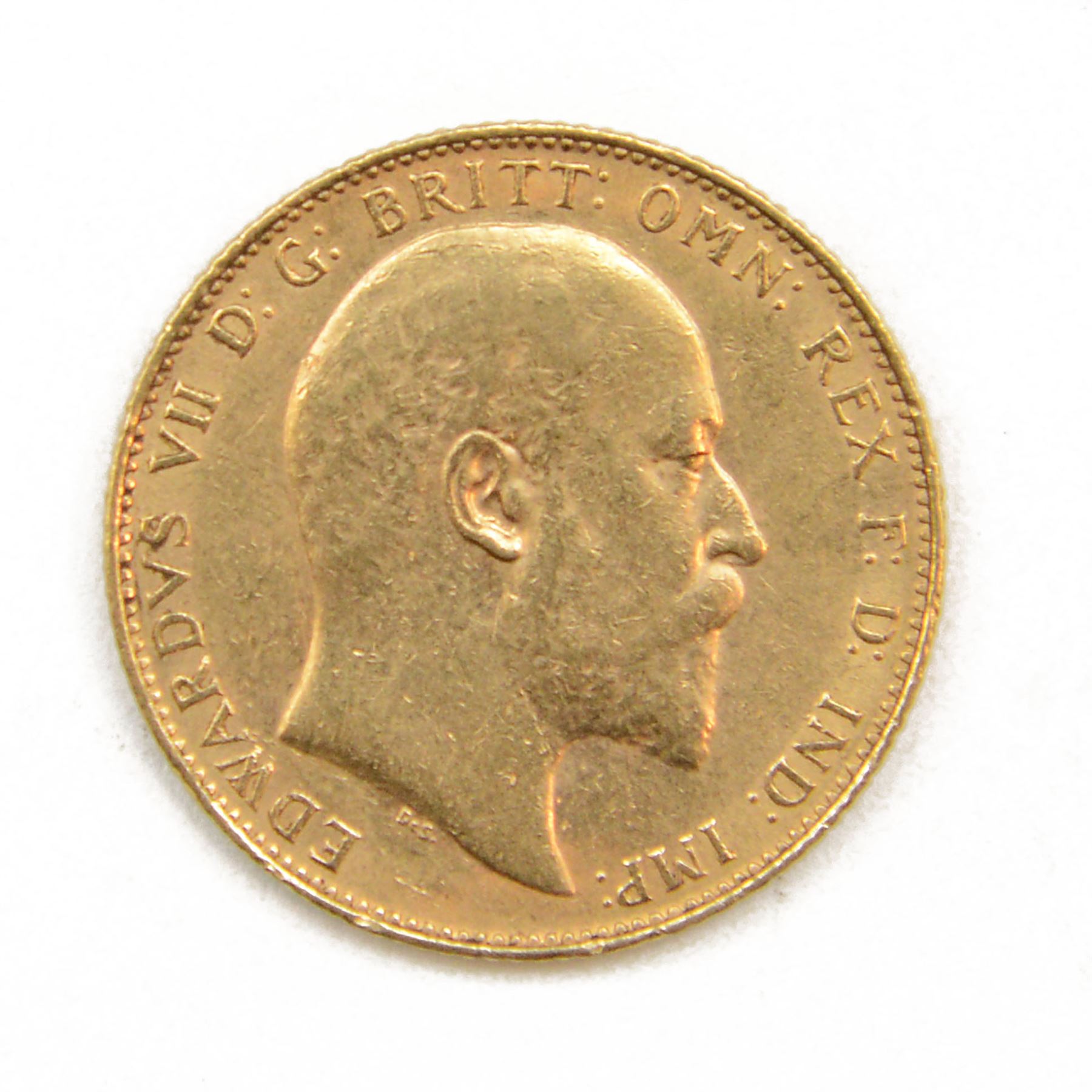 King Edward VII 1910 gold full sovereign coin