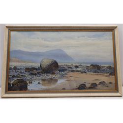 Lester Sutcliffe (British 1848-1943): 'Conwy Estuary Deganwy Sands', watercolour signed, titled in a later hand verso 39cm x 68cm