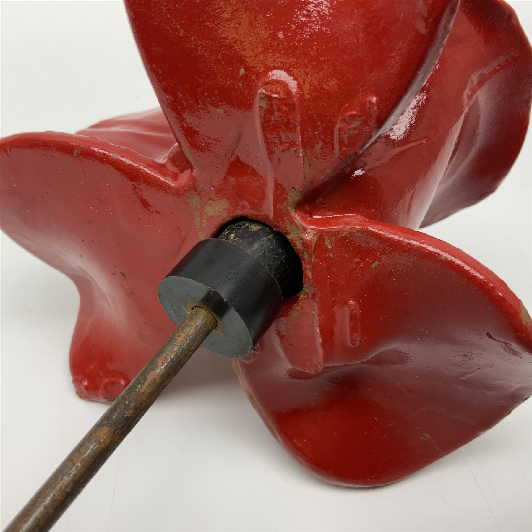 Paul Cummins (b 1977) ceramic poppy from the poppy art installation 'Blood Swept Lands and Seas of Red' at the tower of London with certification of authenticity