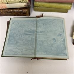 Kingsley, Charles; The Water-Babies, with coloured plates illustrated by Arthur A. Dixon, published by Ernest Nister, together with other predominantly cloth bound books including Shakespeare, Charles Dickens, Emerson’s Mechanics, etc