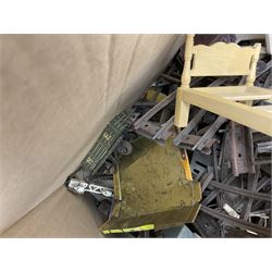 Hornby track together with Dinky Super toys, Corgi Major toys etc 