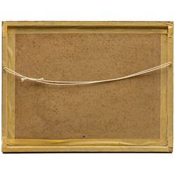 English School (Late 19th century): Architectural View of the Crescent Scarborough overlooking the Art Gallery from the South cliff, pencil with colour washes unsigned 21cm x 31cm 