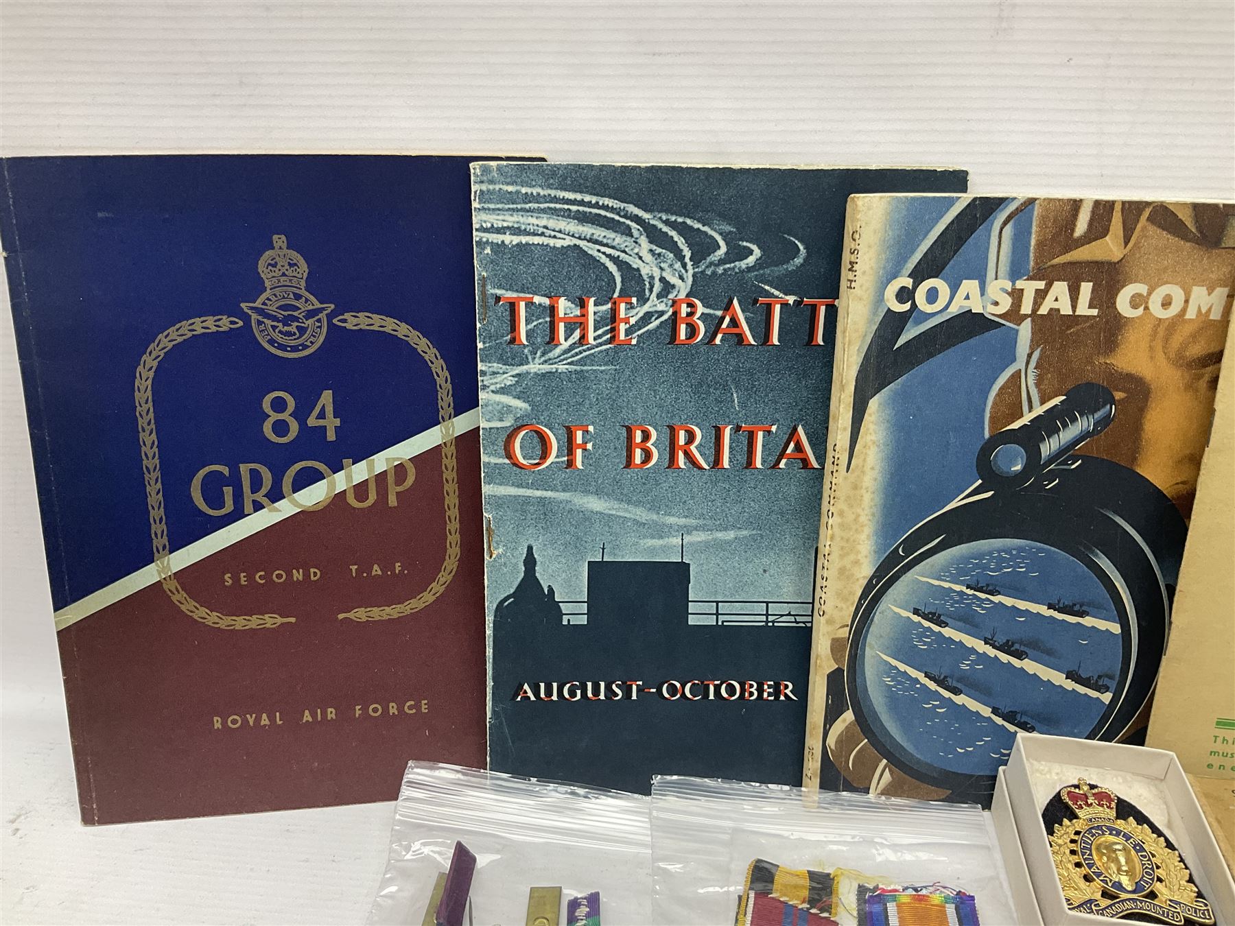 Japanese Order of the Sacred Treasure Medal (Zaihosho) in lacquered box; Norwegian Grunnlovsdag 1945 Medal with National Flag ribbon; three school attendance medals; four Royalty commemorative medals including both Victoria jubilees; quantity of medal ribbons and medal bars; medal issue boxes; badges; booklets etc