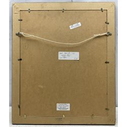 David Greenwood (Northern British Contemporary): 'Fountains Abbey - Huby's Tower', pastel signed and dated '98, titled on label verso 30.5cm x 23cm 
Provenance: with Chantry House Gallery, Ripley, Harrogate, label verso