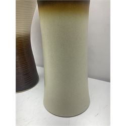 Ditmar Urbach Nora vase, together with another similar vase, Nora vase H64cm