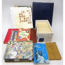  World stamps including various Queen Victoria perf penny reds, world stamps including Cyprus, Germany, Norway, 'Cinderella' stamps etc, in four albums/ folders and loose  