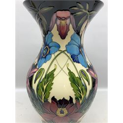 Large Moorcroft vase decorated in Hidcote pattern, limited edition 30/75, designed by Philip Gibson, with printed and impressed marks beneath, H47cm