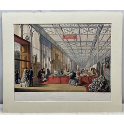 After Joseph Nash the Elder (British 1809-1878): 'Minerals', coloured lithograph from 'Dickinson's Comprehensive Pictures of the 1851 Great Exhibition' pub. 1854, with corresponding page 38cm x 48cm (2) (unframed) 