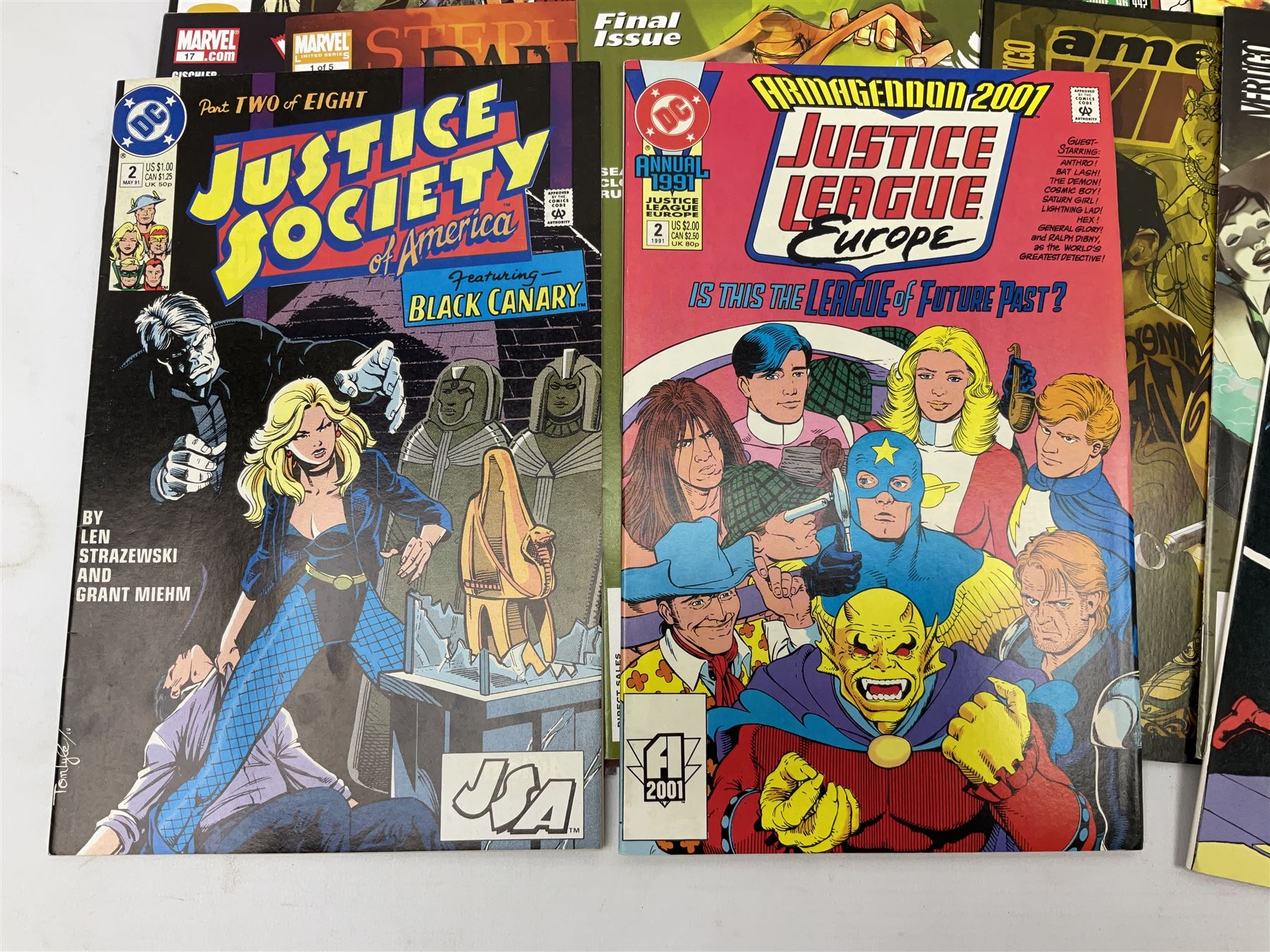 Mixed collection of Marvel, DC and Vertigo (1983-2012) comics, including Marvel Point One (2012) no.1 and Hawkman (1994) no.9 (51) 