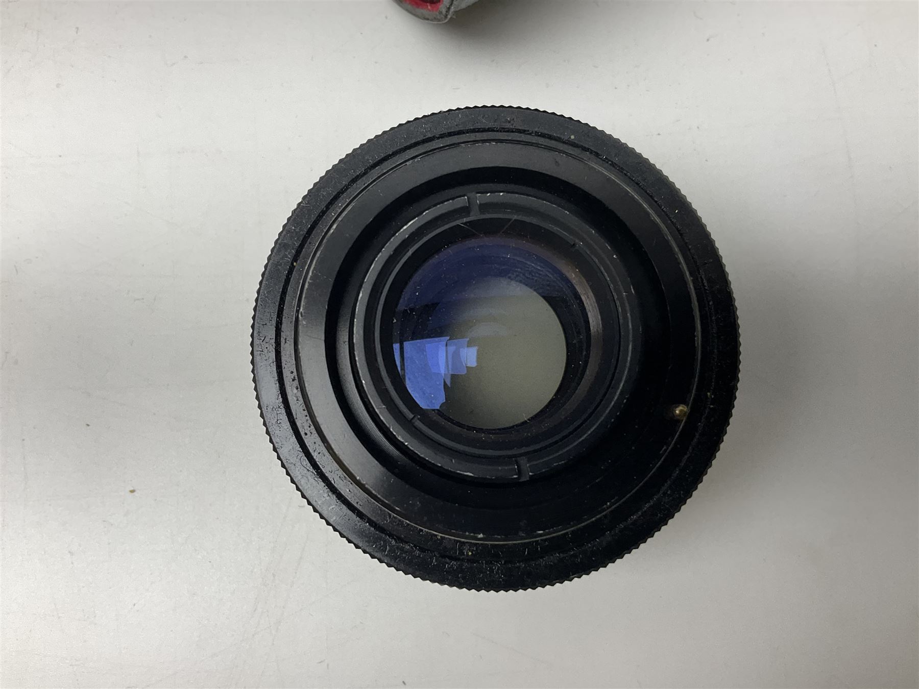 Yashica-A camera body, serial no. A4080073, with 'Yashikor 1:3.5 f=80mm' lens, serial no. 209272 and 'Yashikor 1:3.5f=80mm' lens, serial no 22942, together with Yashica TL-Electro camera body, serial no. 5054162 with 'Yashinon-DS 50mm 1:1.9  40056038