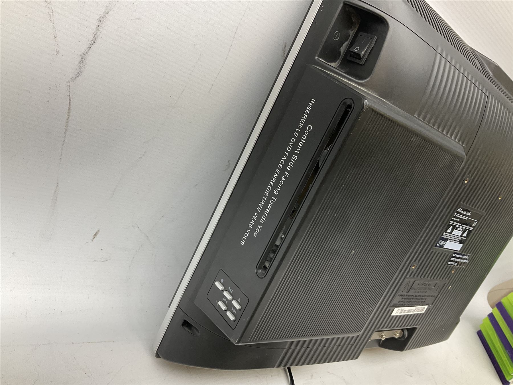 Wharfedale TV with built in DVD player, together with xbox controller