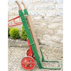 20th century porters sack barrow, the wheels marked H. G Slingsby Patentee Bradford & London 