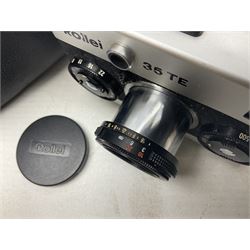 Black Rollei 35T Compact Camera body, with 'Tessar 3.5/40' lens, in original case  