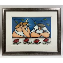 Peter Bell (Hull Contemporary): Under Moonlight, pastel signed 39cm x 56cm 