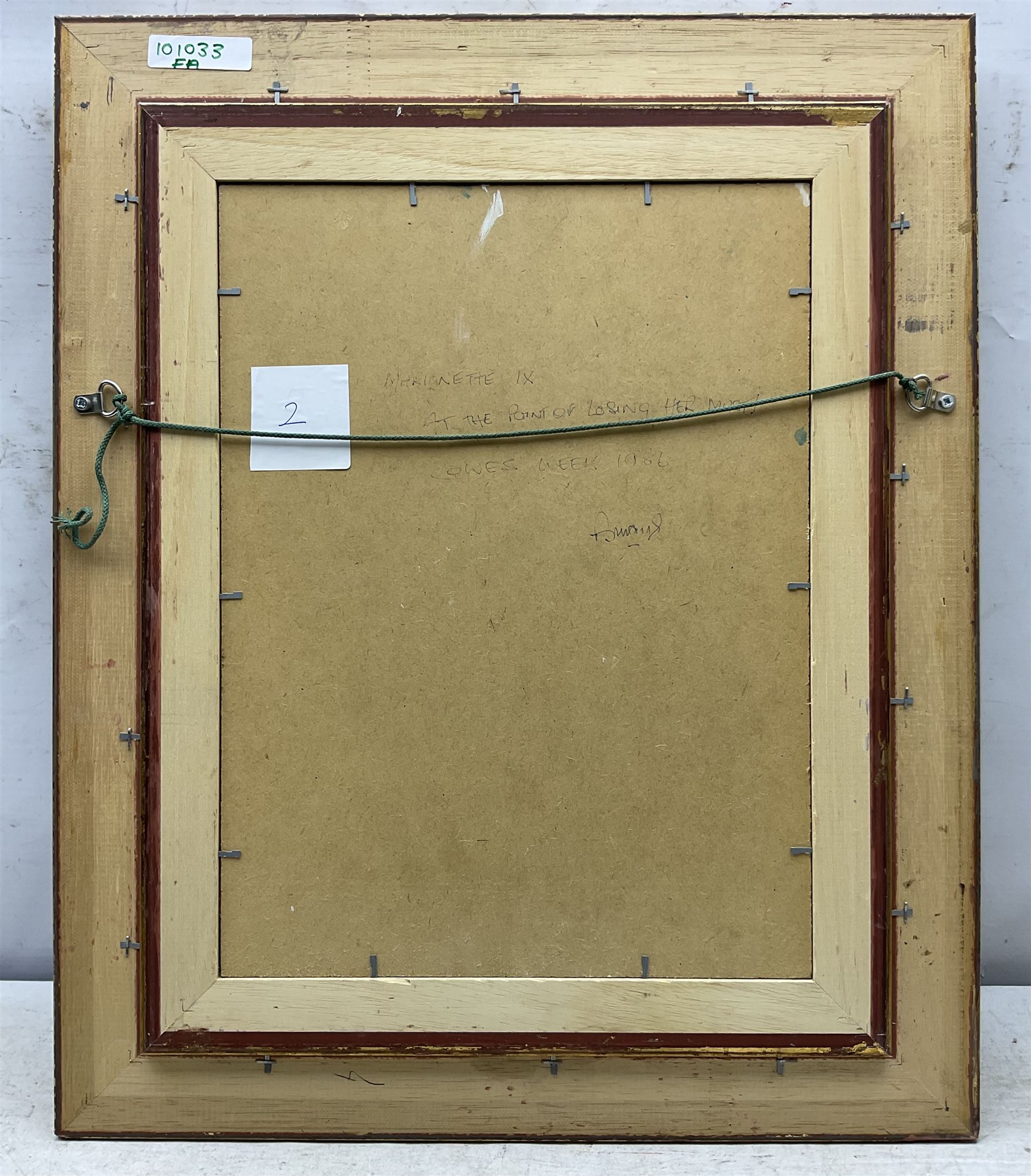 Brian Mays (British 1938-2005): 'Marionette IX at the Point of Losing her Mast - Cowes Week 1986', oil on board signed, titled verso 39cm x 29cm 
Provenance: direct from the family of the artist.