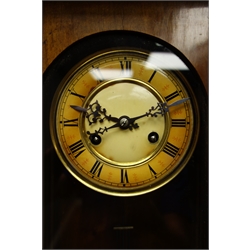  Early 20th century Vienna style wall clock, H80cm  