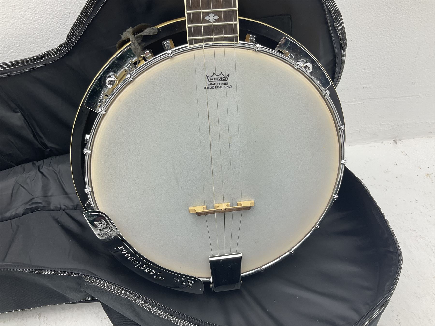 Tanglewood Union Series TWB 18 M5 five-string banjo, serial no.WE131200382 L96cm; in soft carrying case