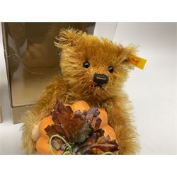 Steiff - Club issued set of four teddy bears depicting the four seasons, Winter EAN 028205, Autumn EAN 028199, Spring EAN 028175 and Summer EAN 028182; all boxed with labels (4)