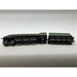 Hornby '00' gauge - Class P2 2-8-2 locomotive 'Cock O' The North' no. 2001, Class A4 4-6-2 locomotive 'Woodcock' no. 4493, Class A4 4-6-2 locomotive 'Golden Eagle' no. 60023 and Merchant Navy Class (Original) 4-6-2 locomotive 'Channel Packet' no. 21C1, all DCC ready (4)