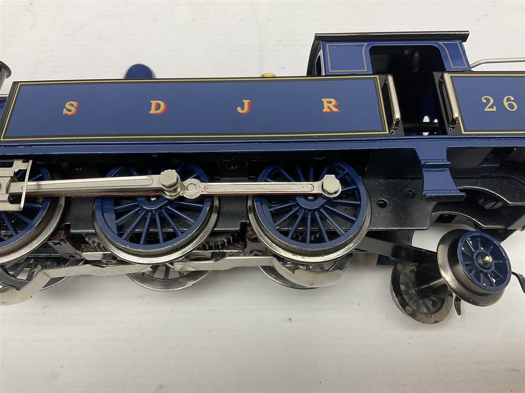 Darstaed '0' gauge - SDJR 2-6-2 tank locomotive No.26 in blue/black; boxed with original packaging and invoice dated 04/02/2017.