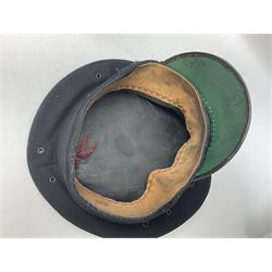 Hull City Police - helmet with king's crown night plate; two further ball-top helmets with Queen's crown plates; and a peaked cap (4)