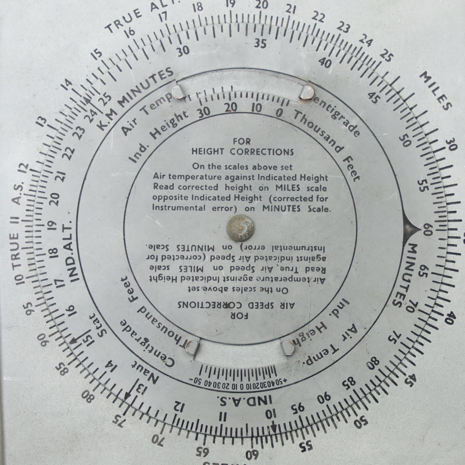 WWII R.A.F. navigational computer Mk III D by the Automatic Scale Company Ltd, boxed